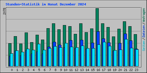 Stunden-Statistik im Monat Dezember 2024