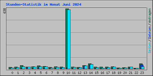 Stunden-Statistik im Monat Juni 2024